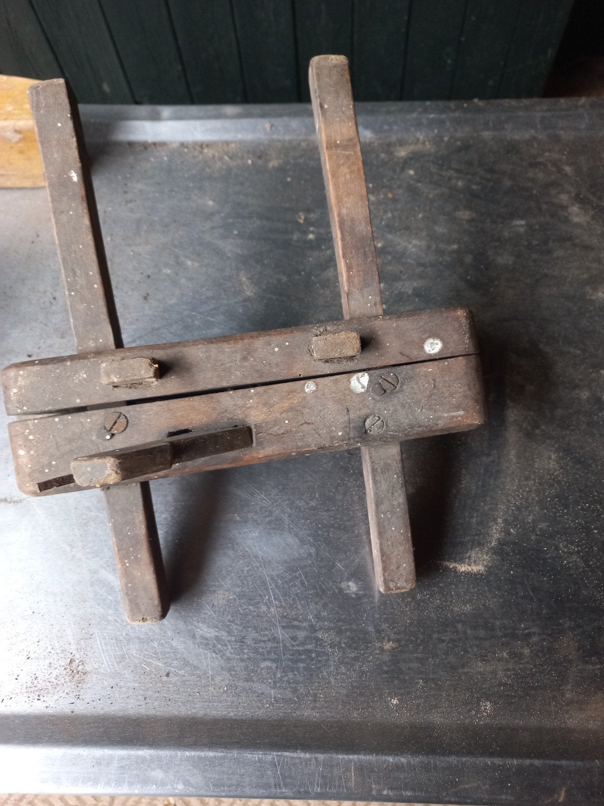antiek houten kruishout, Ophalen of Verzenden