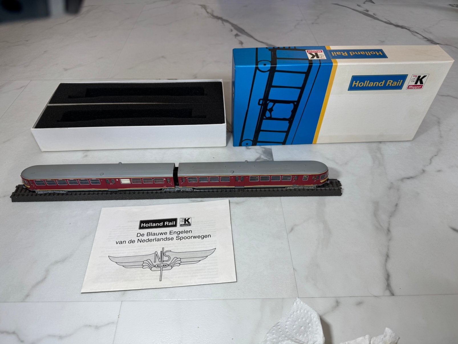Holland Rail NS DE-2 Blauwe Engel Digitaal AC voor Marklin, Overige merken, Wisselstroom, Ophalen of Verzenden, NS