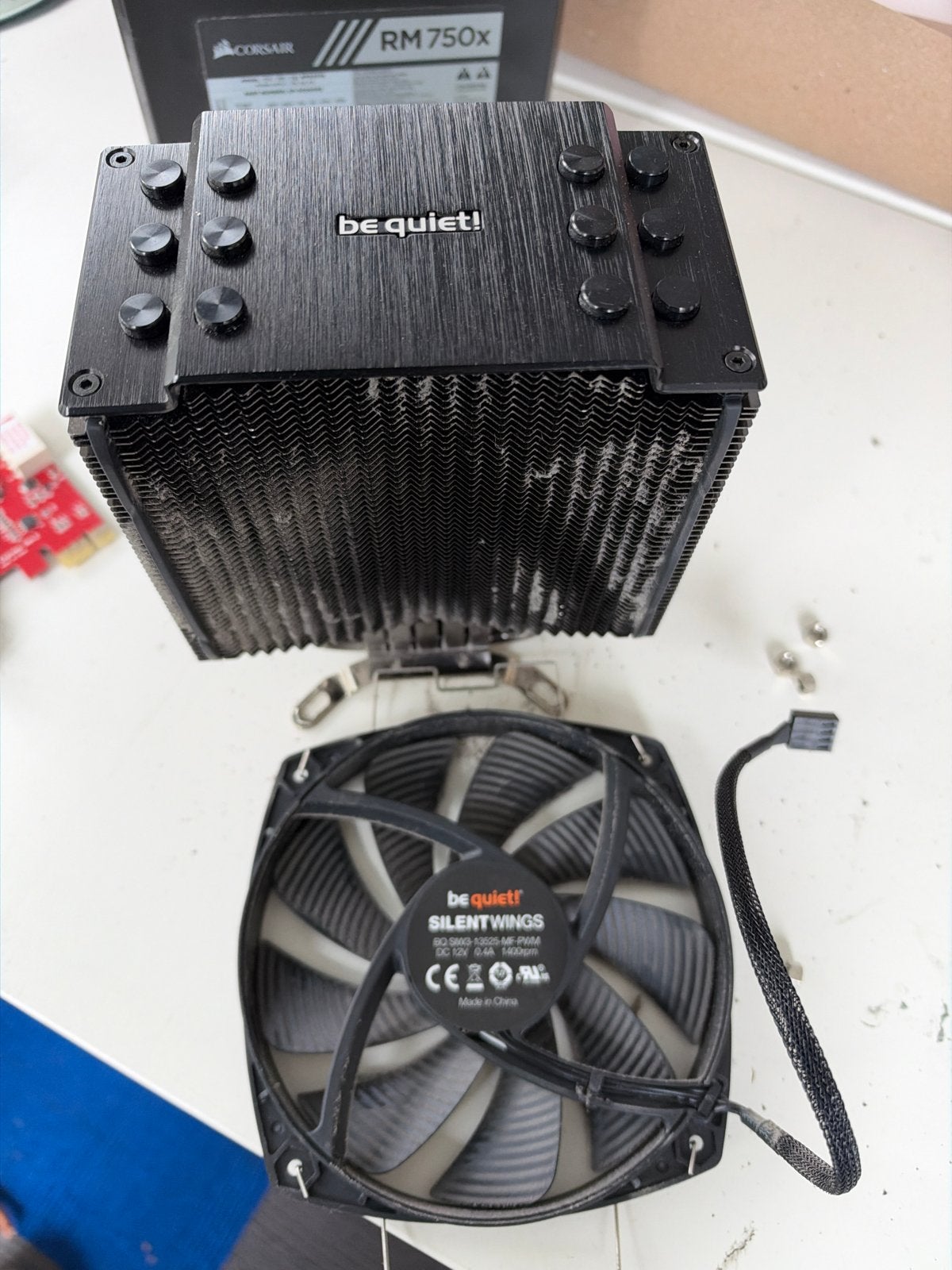Be Quiet! Dark Rock Pro 4 CPU Koeler met Silent Wings Fan, Ophalen of Verzenden, Gebruikt, Luchtkoeling