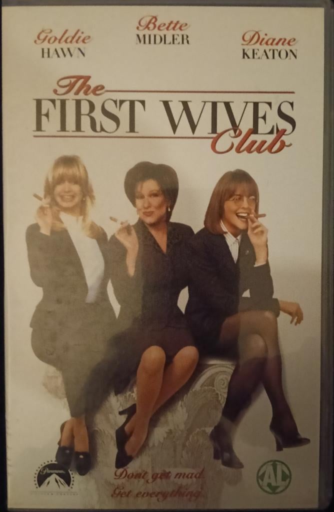 The First Wives Club vhs, Cd's en Dvd's, Vanaf 16 jaar, Ophalen of Verzenden, Zo goed als nieuw, Horror
