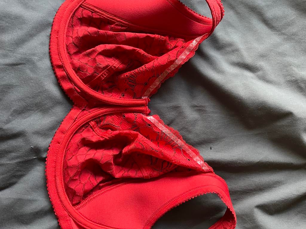 Miss Mary of Sweden BH - Rood Kant - Maat 105E (DD), Kleding | Dames, Ondergoed en Lingerie, Ophalen of Verzenden, Rood, BH