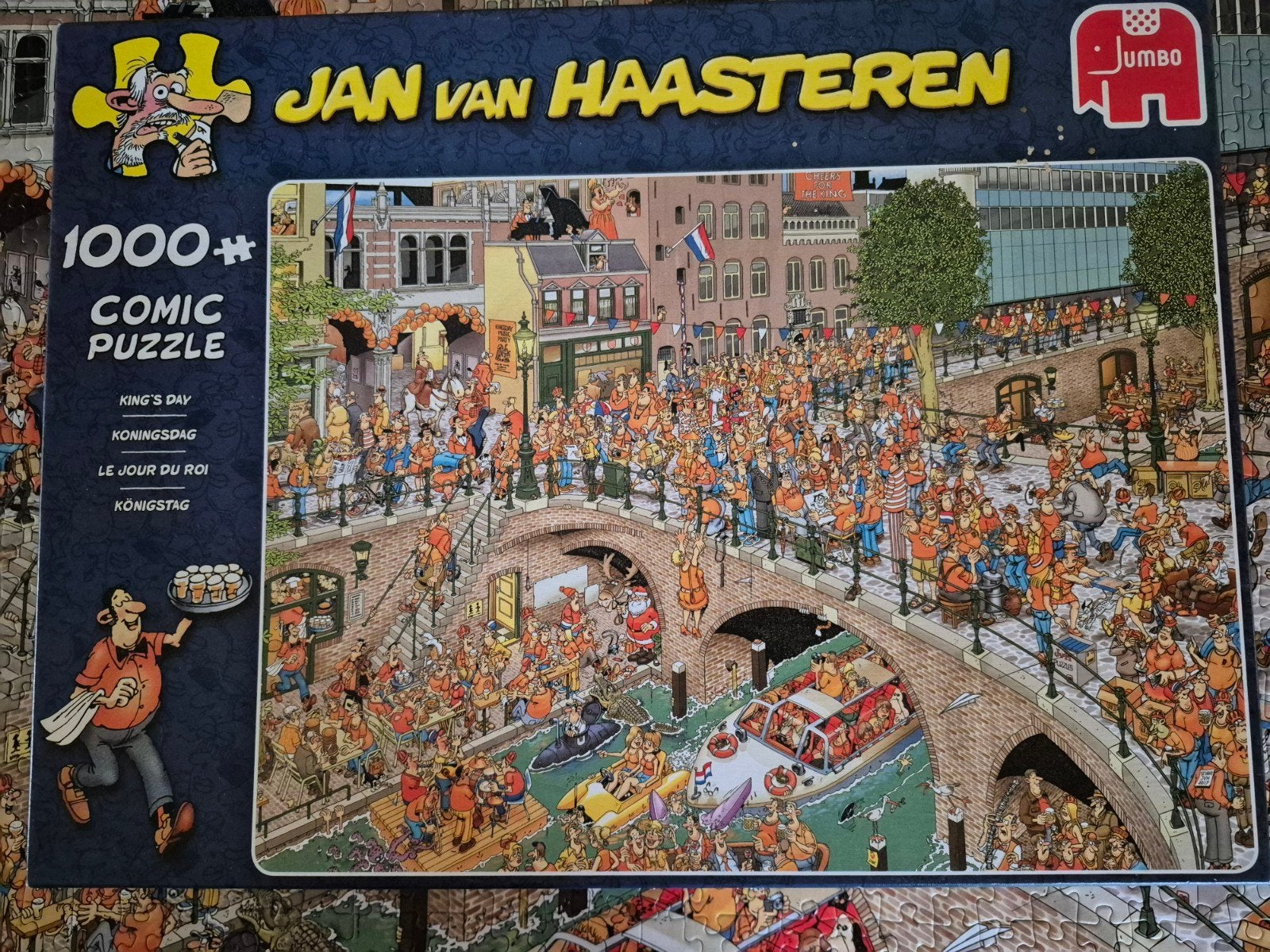 Van Haasteren 1000 stukjes, Hobby en Vrije tijd, Denksport en Puzzels, Ophalen of Verzenden, 500 t/m 1500 stukjes, Zo goed als nieuw