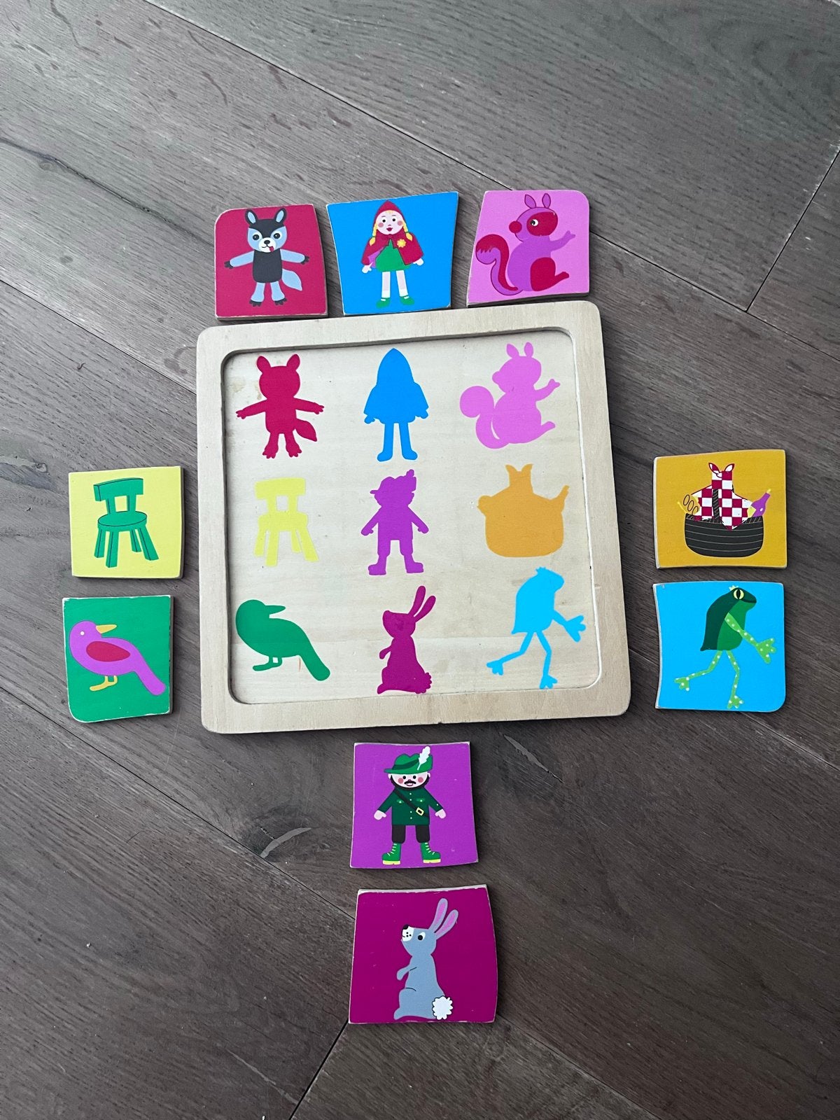 Houten kinder Puzzel, Ophalen of Verzenden, Minder dan 10 stukjes, Gebruikt, Van hout