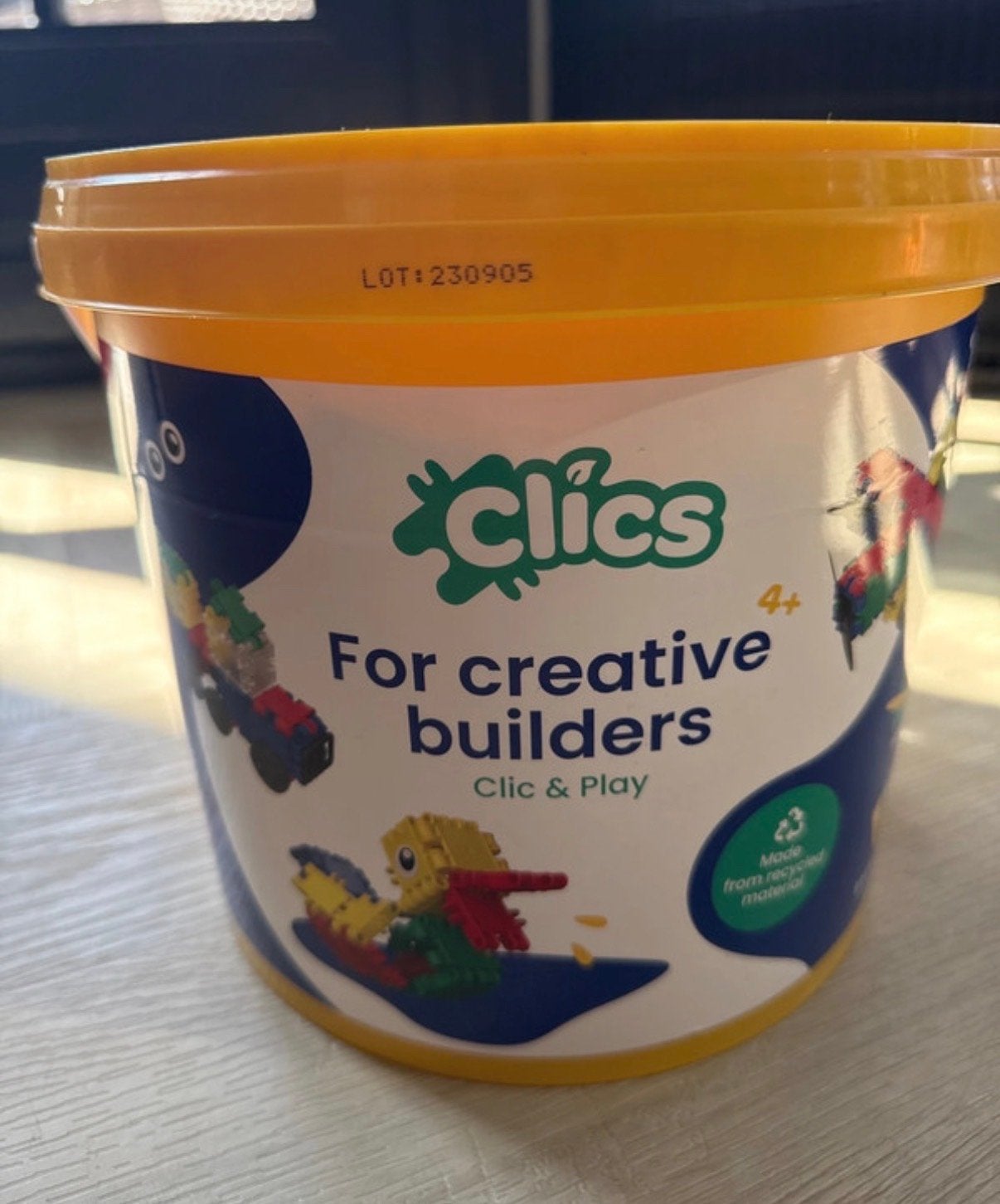 Clics bouwblokken  158 stuks - creatief bouwen, Ophalen of Verzenden, Zo goed als nieuw, Overige merken