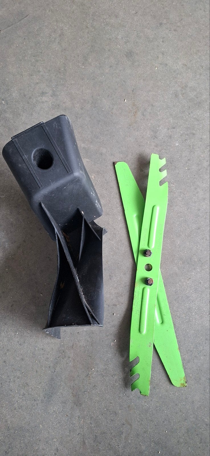 Ego grasmaaier mulchmes 50 cm, Tuin en Terras, Ophalen, Gebruikt, Mulchfunctie, Ego