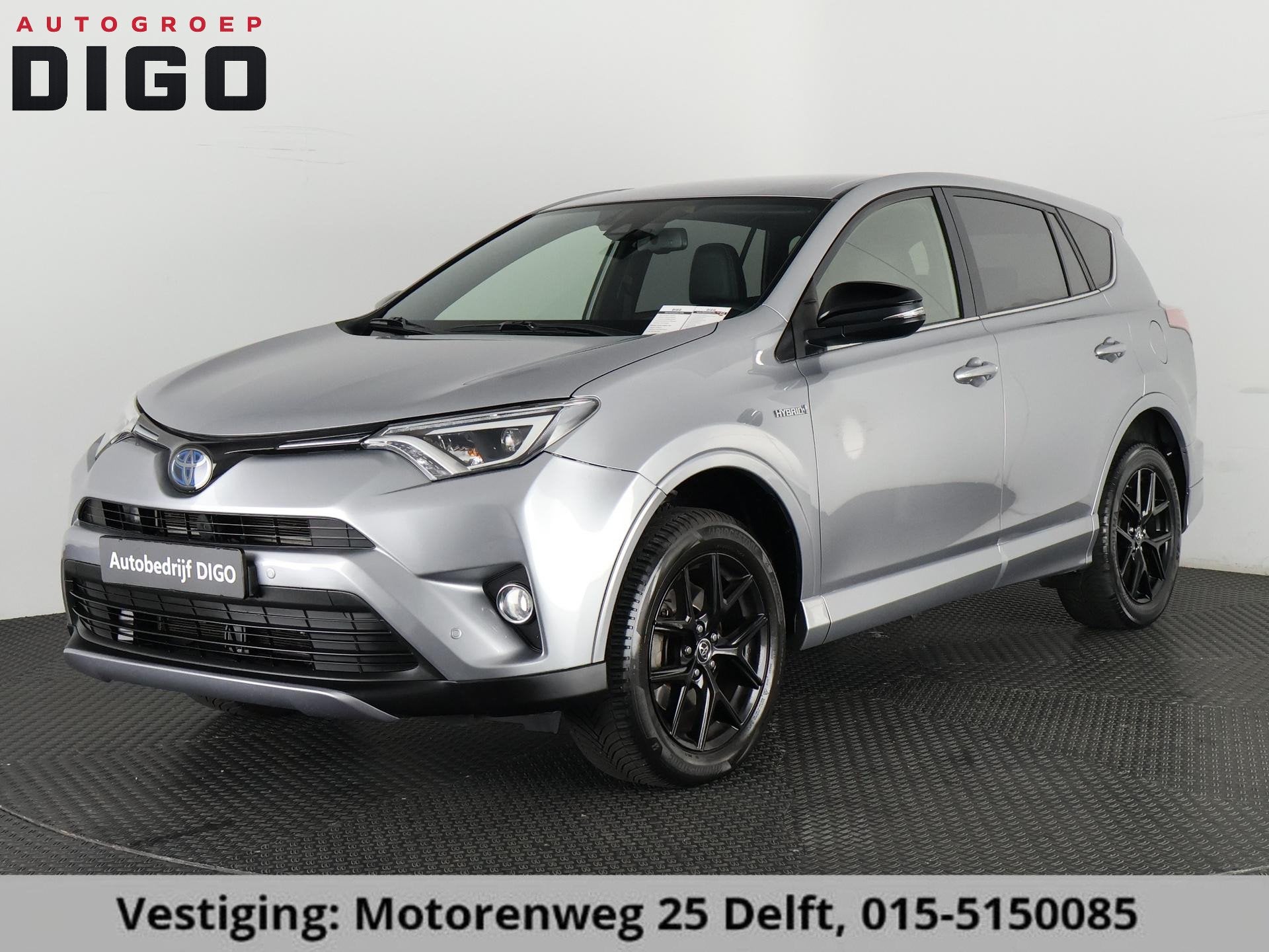 Toyota RAV4 2.5 STYLE HYBRIDE 4-WD SILVERLINE GARANTIE 4-202, Auto's, Dealer onderhouden, Stof, Gebruikt, Euro 6