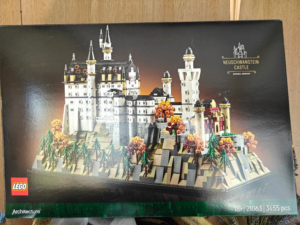 Lego Architecture Neuschwanstein Kasteel 21063 - 3455 pcs, Lego, Compleet, Architecture, Ophalen of Verzenden