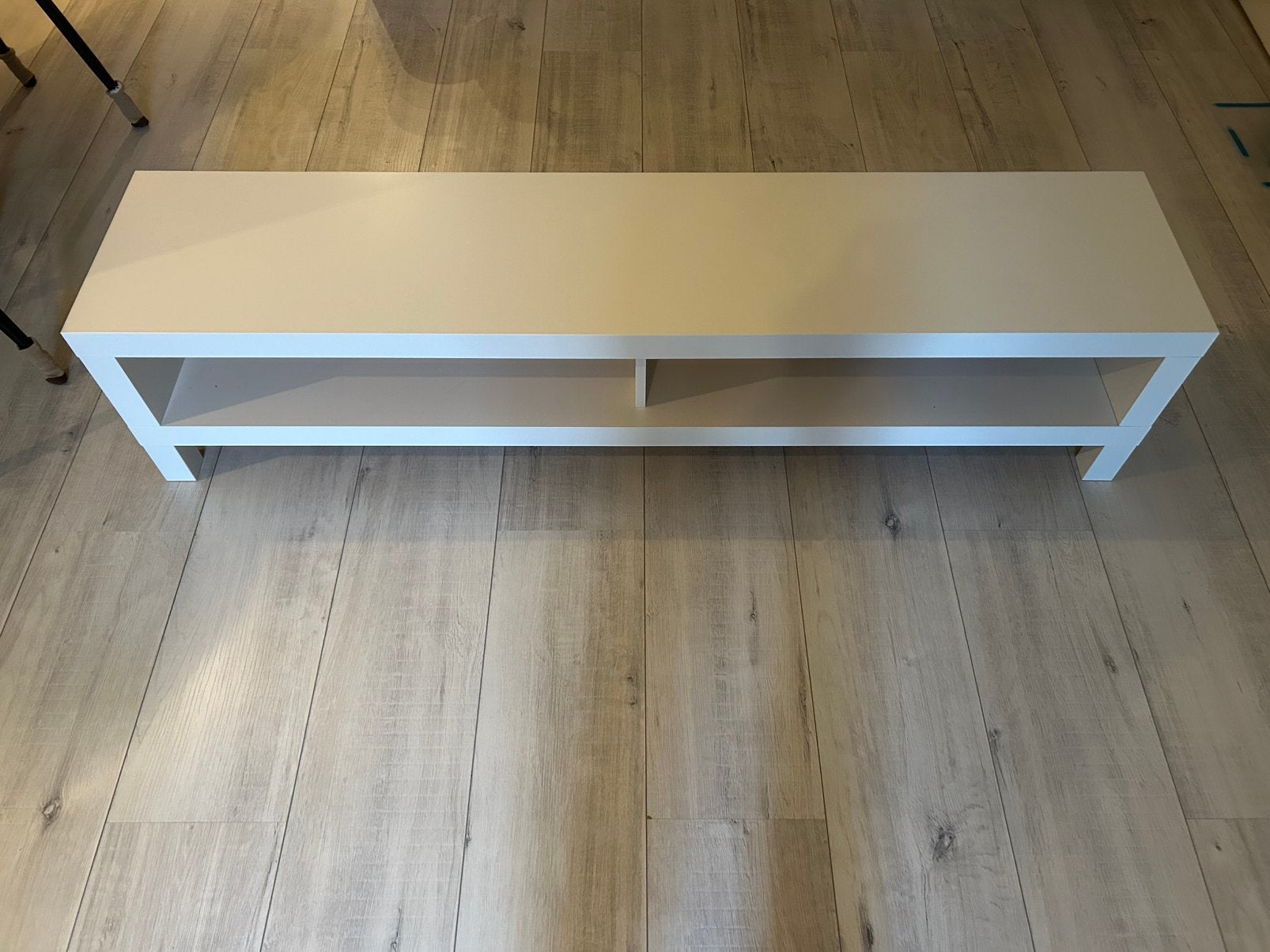 IKEA LACK TV-meubel wit / IKEA LACK TV bench white, Ophalen, Zo goed als nieuw