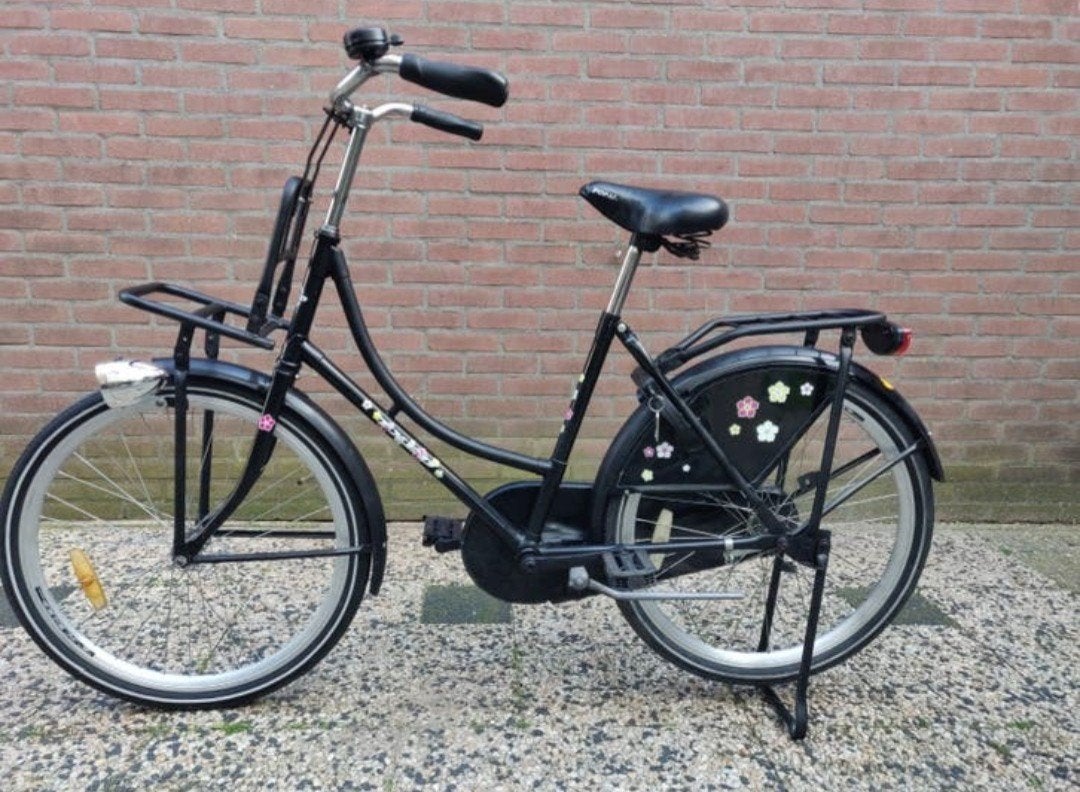 Meisjes oma transportfiets 24 inch, Fietsen en Brommers, Minder dan 47 cm, Ophalen, Gebruikt