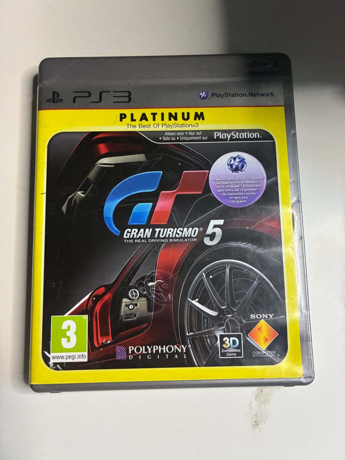 Gran Turismo 5 Platinum PS3 - The Real Driving Simulator, Online, 1 speler, Racen en Vliegen, Ophalen of Verzenden