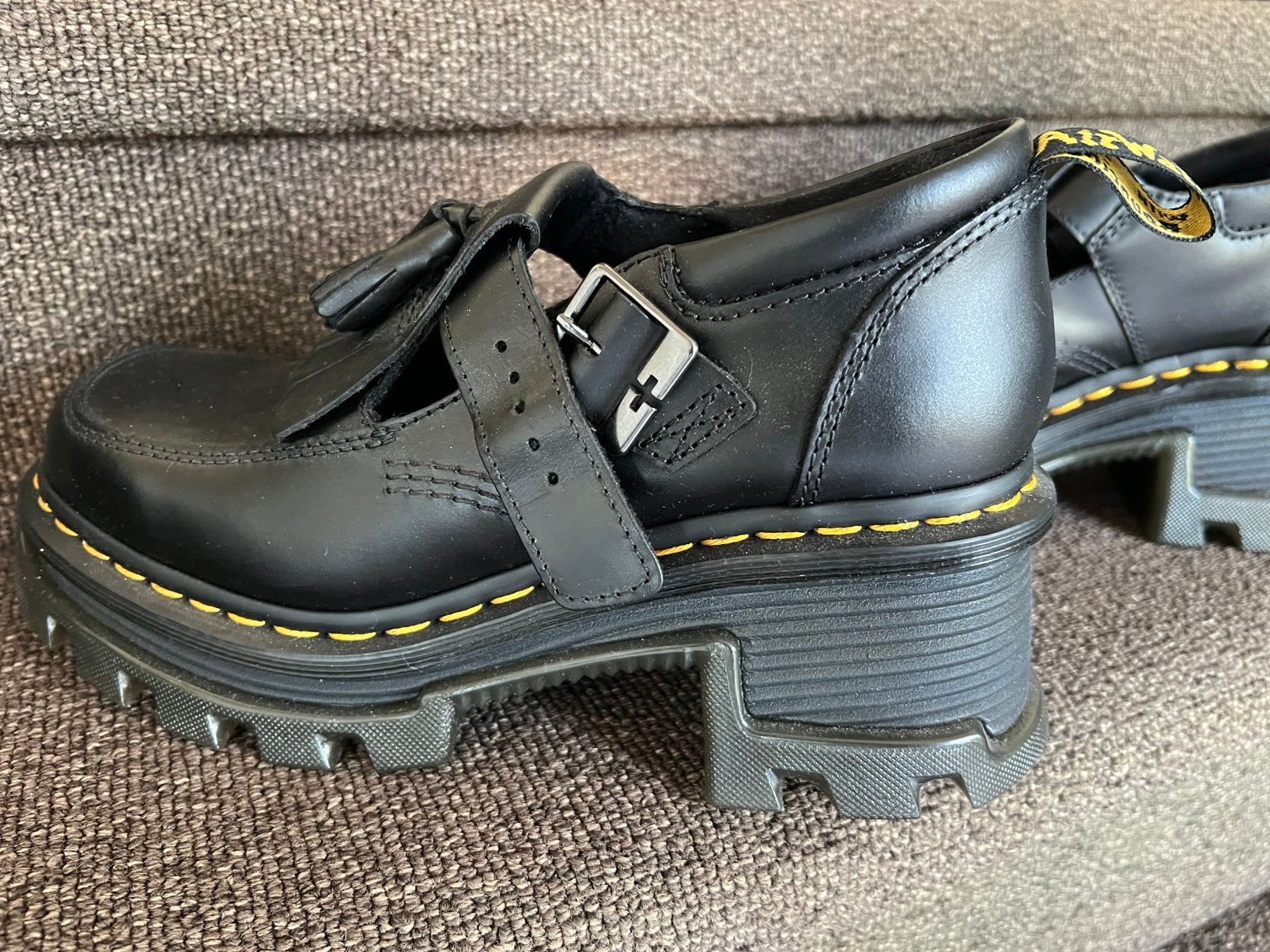 Dr Martens, Ophalen, Zwart, Nieuw, Schoenen met hoge hakken