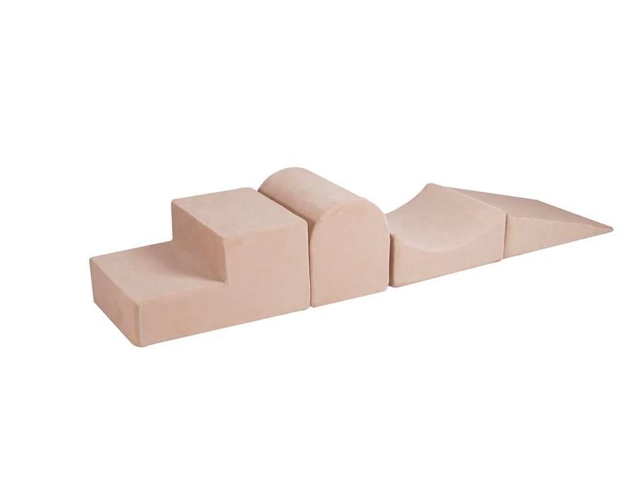 Velvet rose Zacht Speelset voor Kleine Kinderen, Doe-het-zelf en Verbouw, Metselstenen, Zo goed als nieuw, Bakstenen, Ophalen of Verzenden