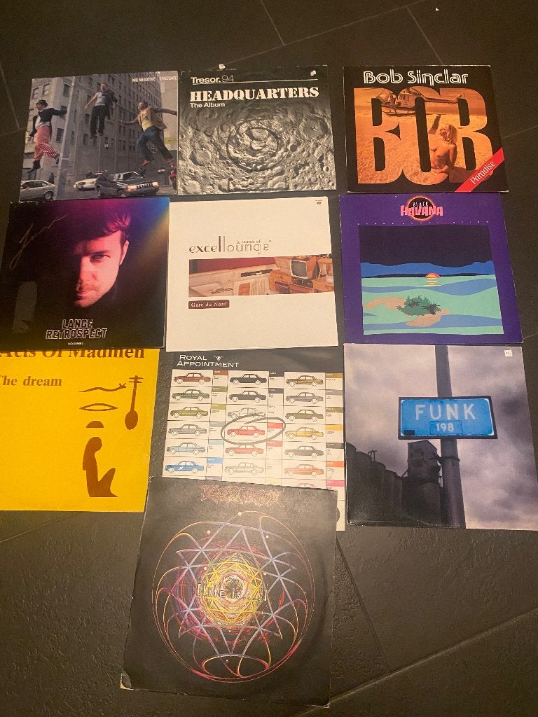 House/trance/techno lps, Ophalen, House, Zo goed als nieuw, 12 inch