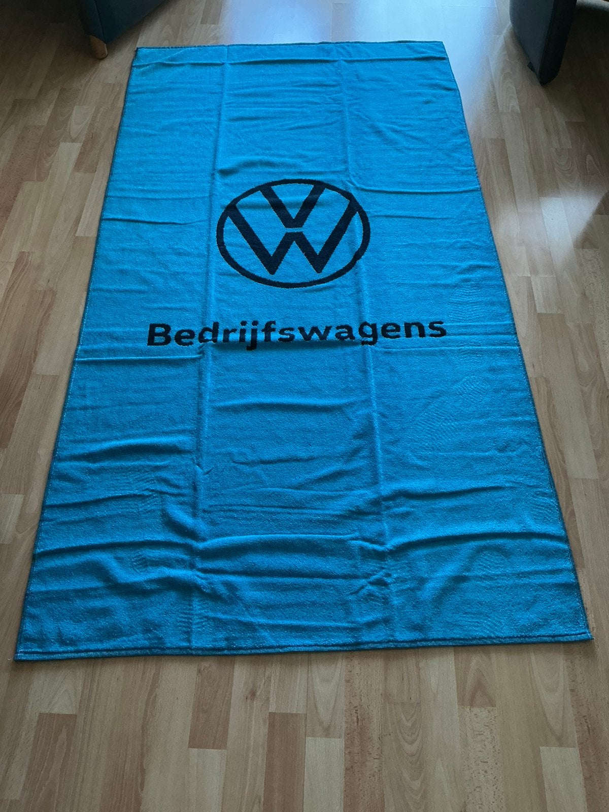 Volkswagen badlaken nieuw kleur blauw 1.00 x 1.90 mtr, Blauw, Overige merken, Badlaken, Nieuw