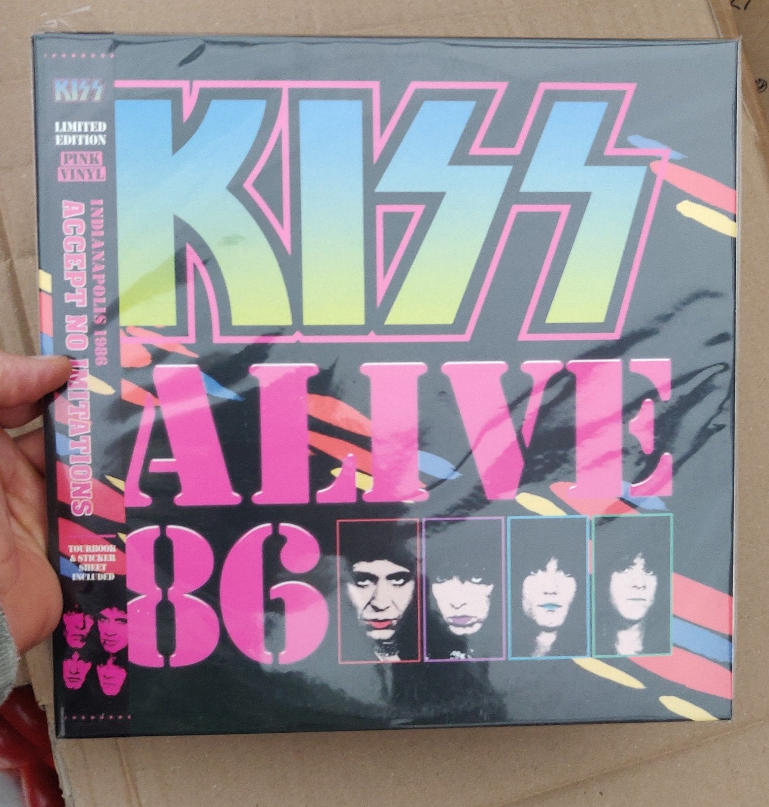 lp Kiss alive 86 2 lp, Cd's en Dvd's, Ophalen of Verzenden, Gebruikt