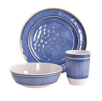Melamine servies 12-delige, Www.kampeerkoopje.nl, Info@kampeerkoopje.nl, Nieuw, Ophalen of Verzenden
