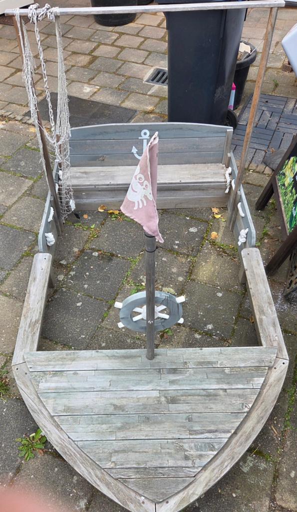 Zandbak boot met klep aan de voorkant, Ophalen, Gebruikt