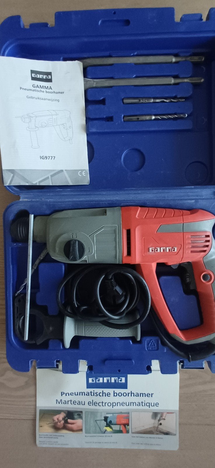 pneumatische boorhamer Gamma, Ophalen, 1200 watt of meer, Overige typen