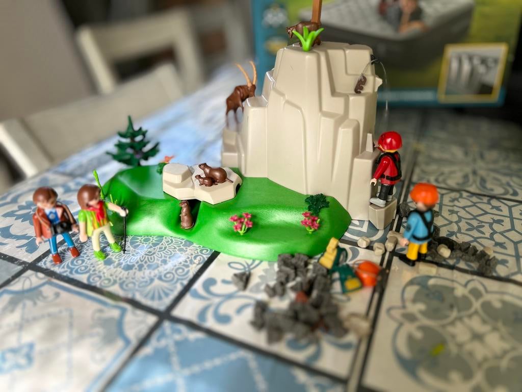 Playmobile bergbeklimmen, Ophalen of Verzenden, Zo goed als nieuw, Complete set