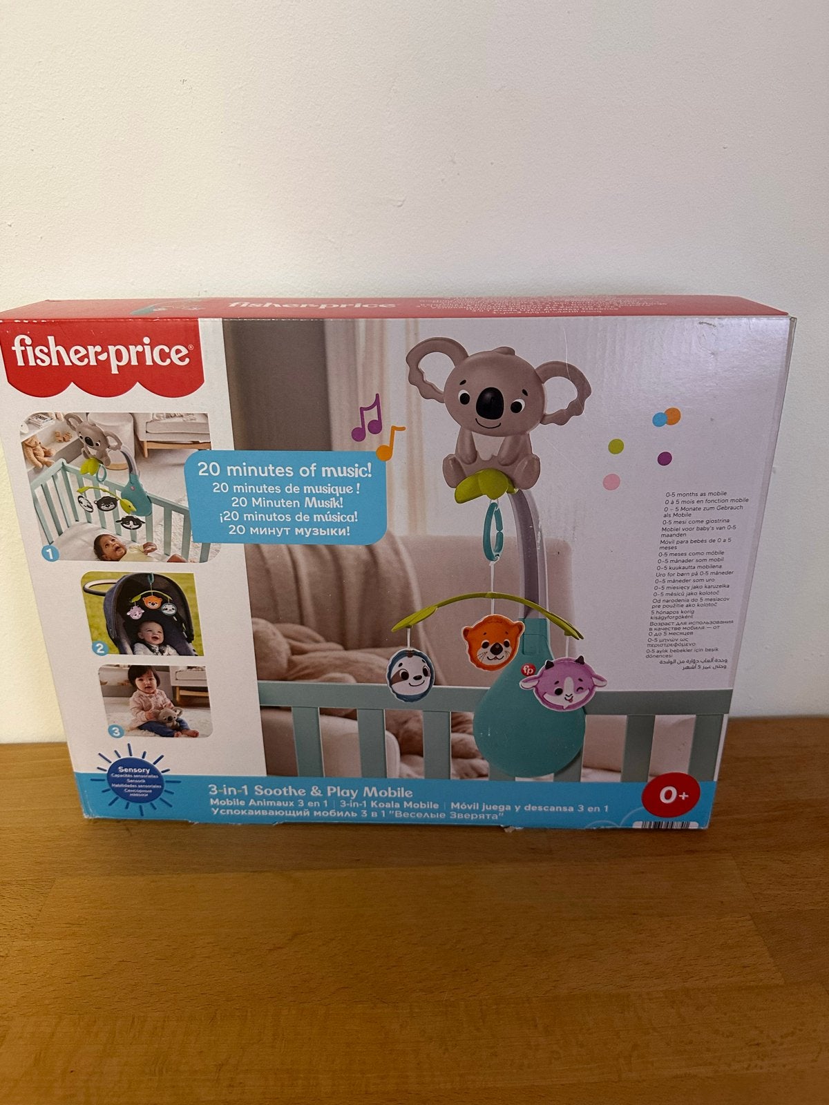 Fisher-Price 3-in-1 Soothe & Play Mobile - Nieuw in doos, Ophalen, Nieuw, Overige typen, Met geluid