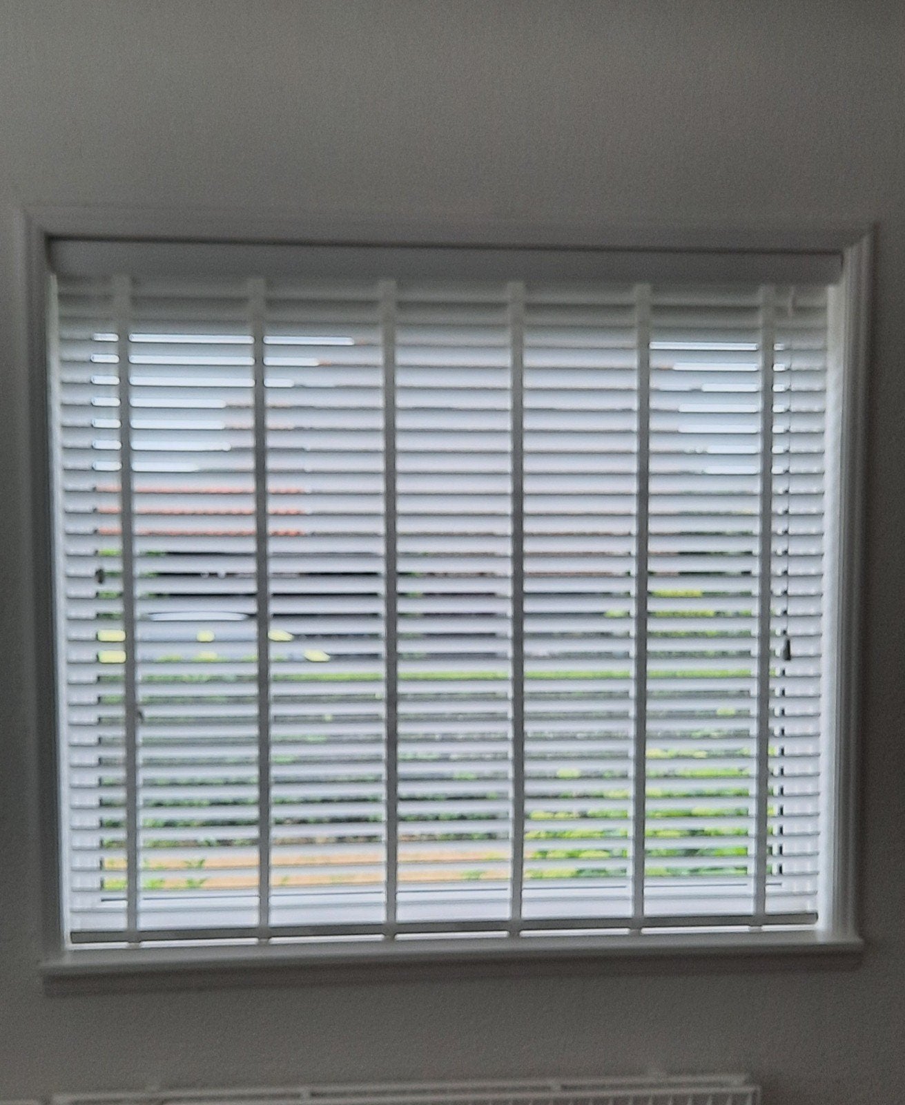 2 pvc houtlook jaloezieen, Huis en Inrichting, Ophalen, Ladderband
