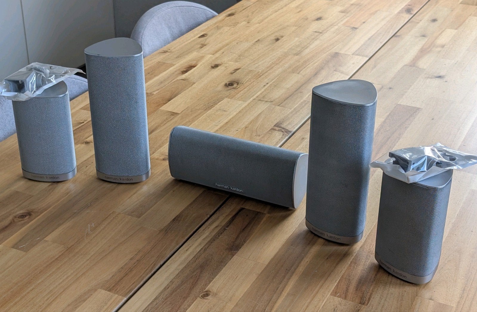 Harman/Kardon SURROUND Speakerset - Centre, fronts en rears, Overige merken, 70 watt of meer, Ophalen of Verzenden, Zo goed als nieuw