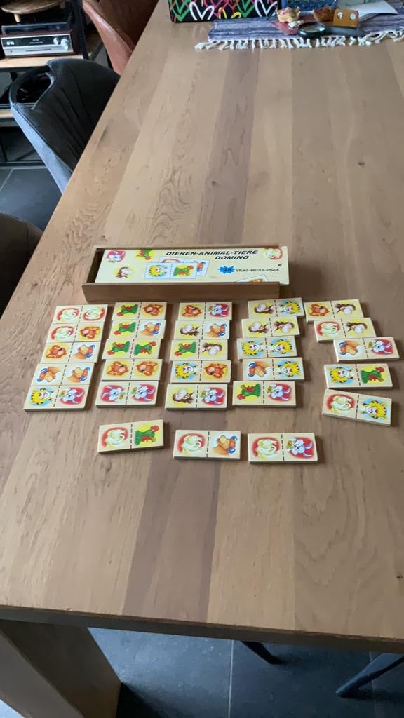 Dieren - Animal - Tiere Domino 28 stuks, Ophalen of Verzenden, Zo goed als nieuw, Ontdekken
