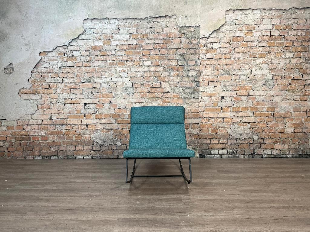 Gus Modern GT Rocker blauw bij TheReSales, Huis en Inrichting, Fauteuils, Ophalen, Design, 75 tot 100 cm, Zo goed als nieuw