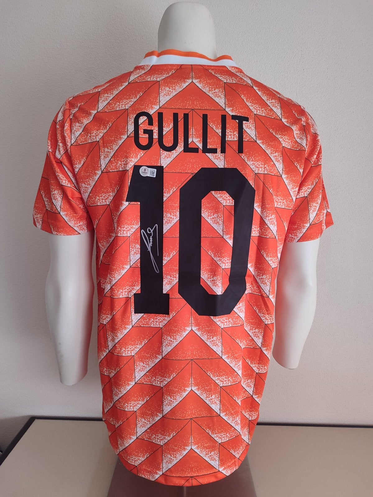 Nederlands elftal 1988 shirt gesigneerd Ruud Gullit met COA, Ophalen of Verzenden, Nieuw