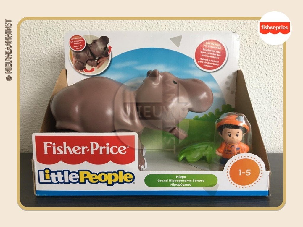 Fisher-Price Little People Nijlpaard / Hippo, Diversen, Verzenden, Zo goed als nieuw