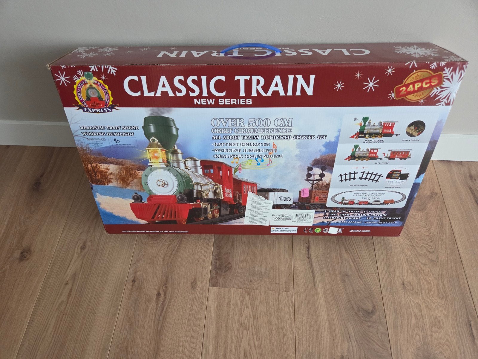 Te koop kersttrein, Diversen, Ophalen