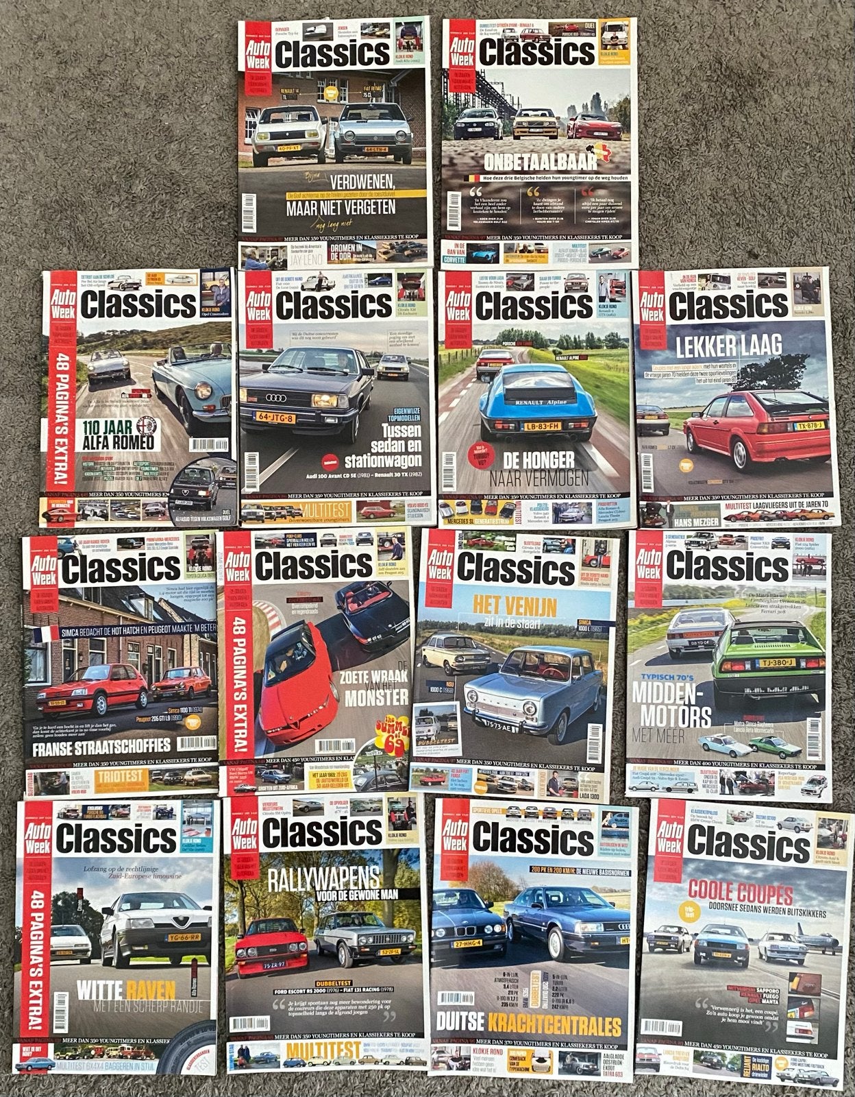 AutowEEK Classics tijdschriften - Diverse edities, Boeken, Ophalen of Verzenden, Gelezen, Overige typen