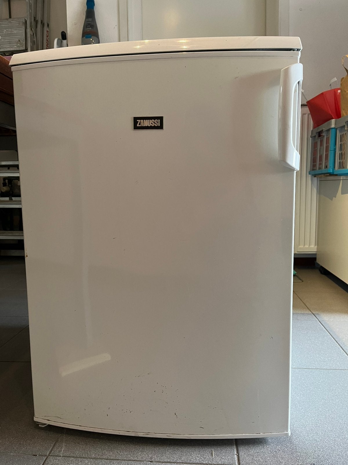 Zanussi tafelmodel koelkast met vriesvak, Ophalen, Gebruikt, Minder dan 60 cm, 85 tot 120 cm