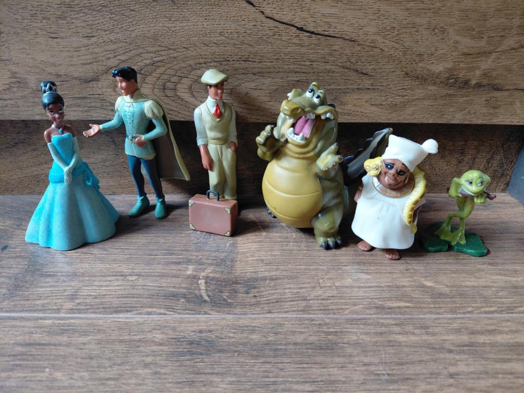 Originele dinsey prinsses en de kikker figuren., Kinderen en Baby's, Speelgoed | Actiefiguren, Ophalen of Verzenden