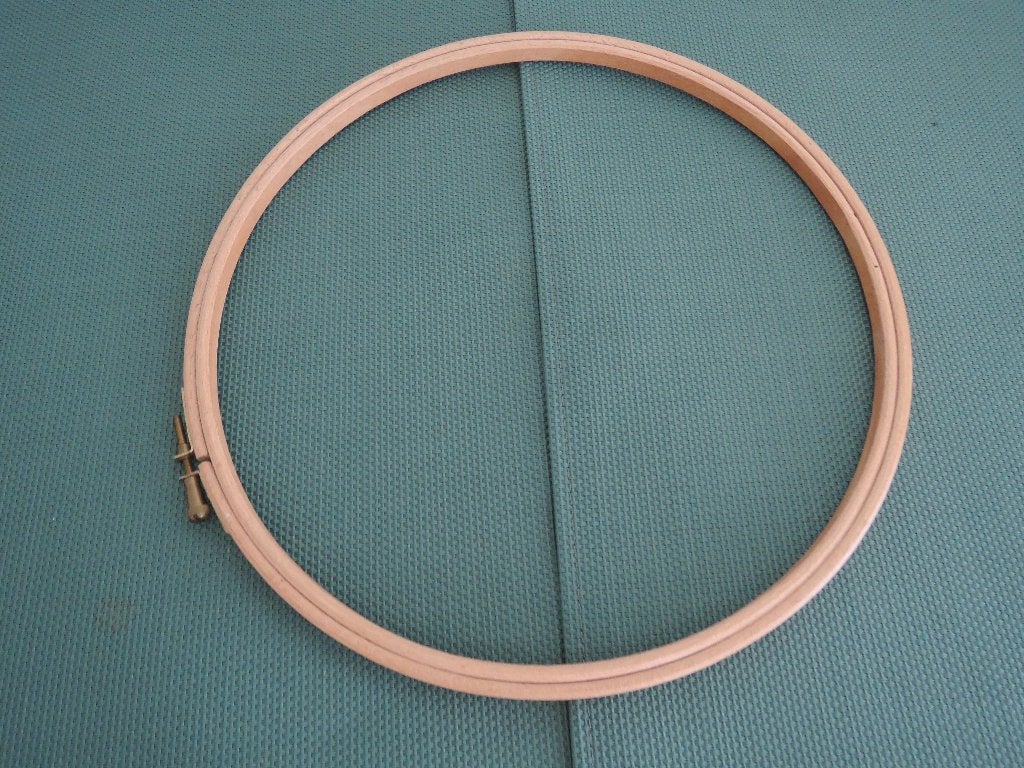 Prima houten borduurring, Ophalen of Verzenden, Zo goed als nieuw, Onderdeel of Toebehoren
