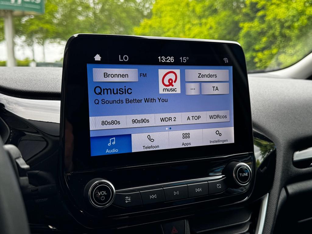 Ford FIESTA 1.0 EcoBoost Hybrid ST-Line X Automaat Led Carpl, 125 pk, Met garantie (alle), Blauw, Alcantara