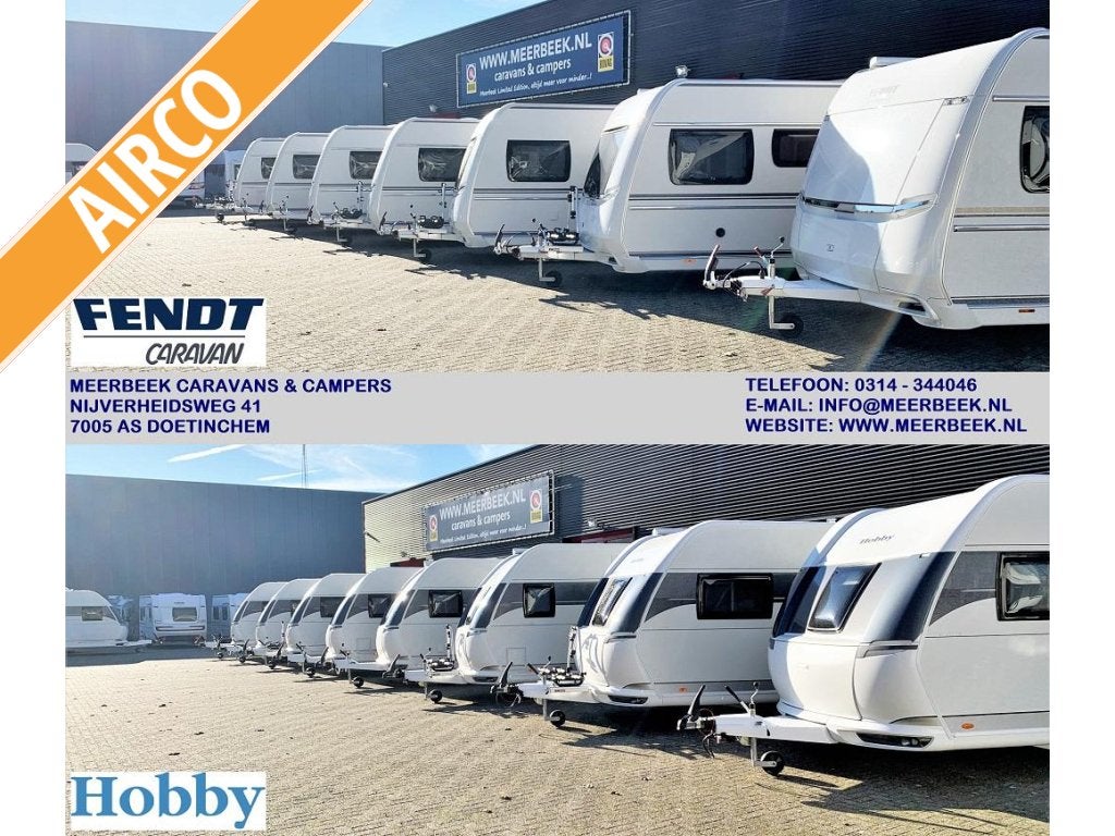 Hobby On Tour 460 DL 3889,=KORTING +MOVER +AIRCO +THULE, Caravans en Kamperen, Caravans, Standaardzit, Hobby, Particulier, Schokbreker