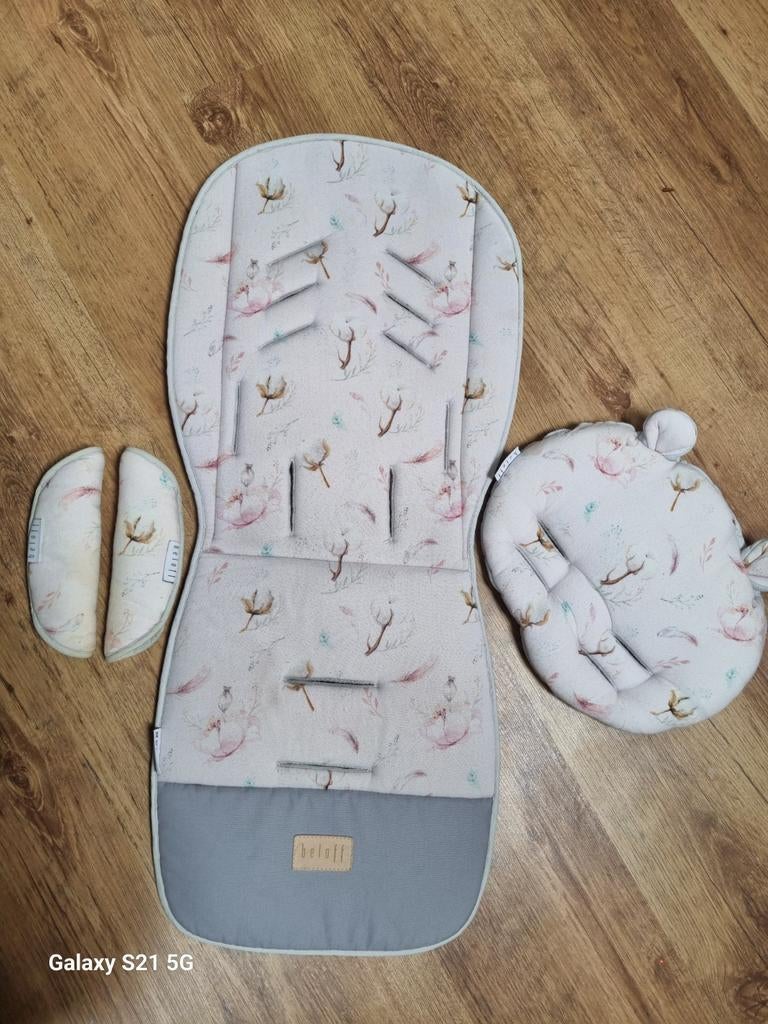 Beloff omkeerbare kinderwageninzet met kussen, Ophalen of Verzenden
