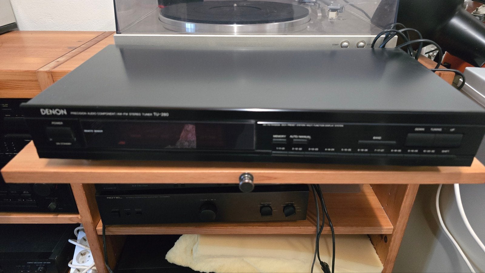 Denon TU-280 AM/FM Stereo Tuner, Ophalen of Verzenden, Gebruikt