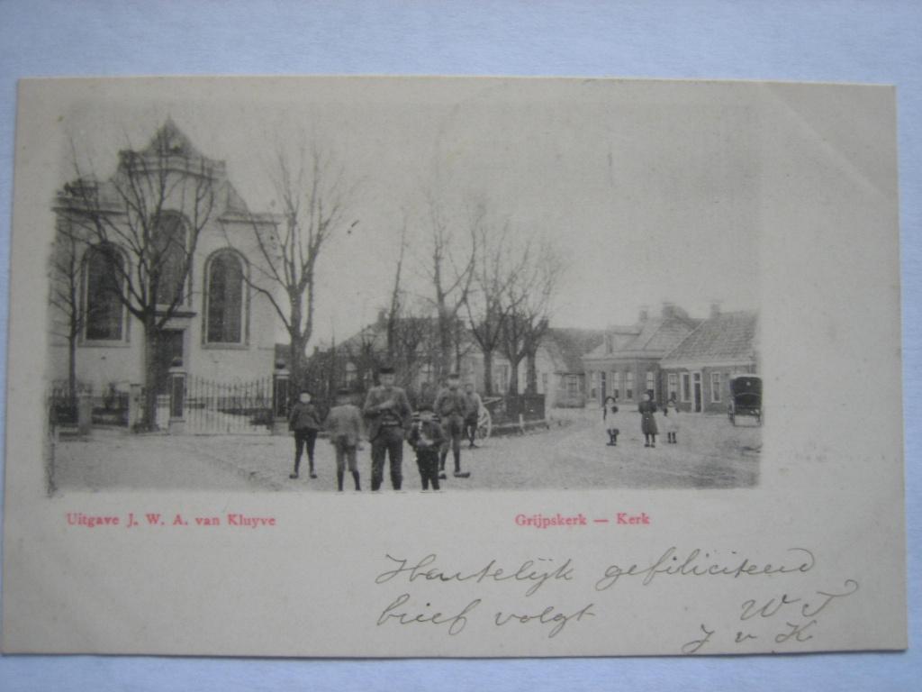 GRIJPSKERK 1901  KERK, Verzenden, Voor 1920, Gelopen, Groningen