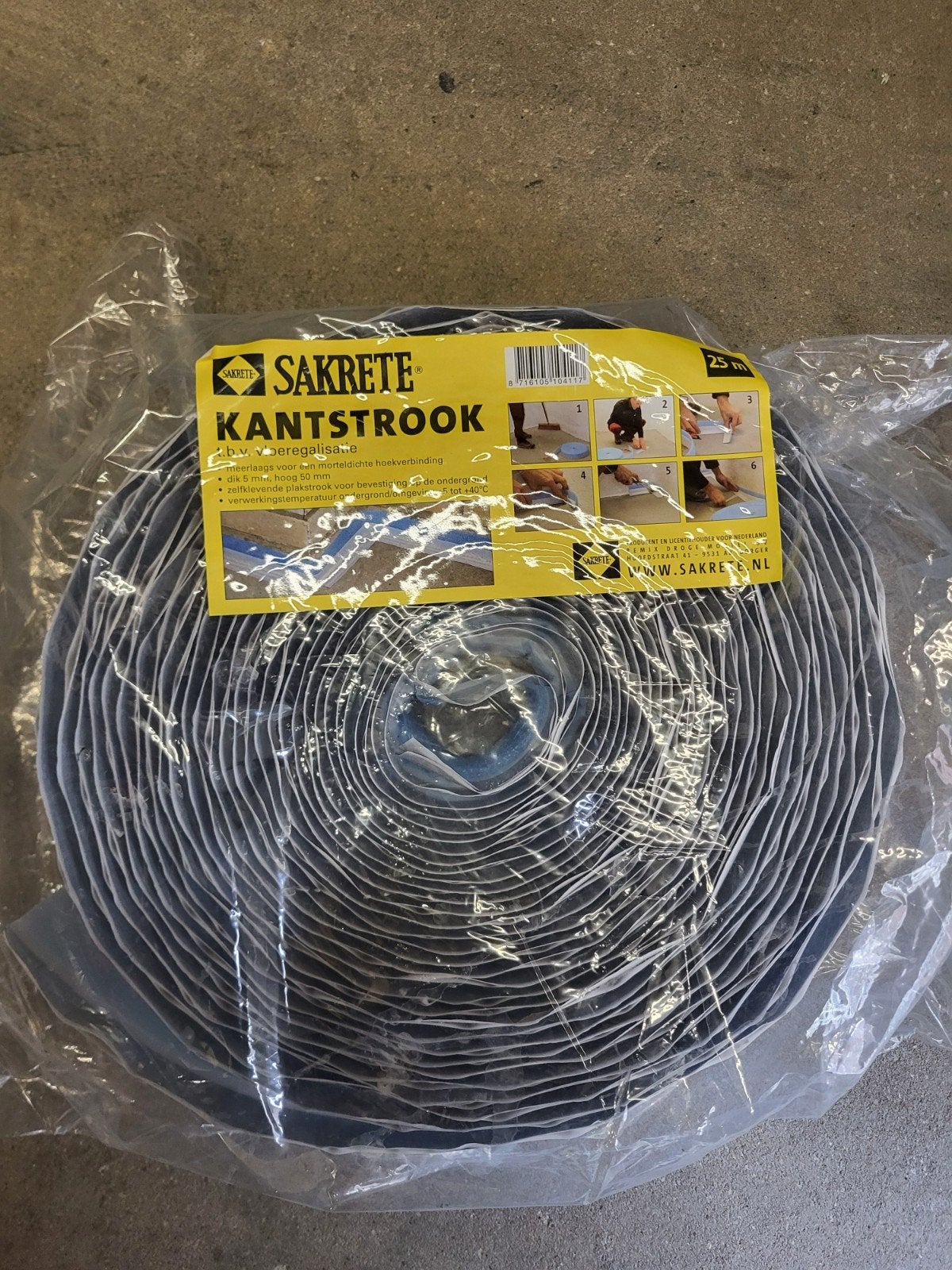 Sakrete Kantstrook - Isolatie voor Vloeren en Muren, Overige materialen, Nieuw, 15 m² of meer, Vloerisolatie