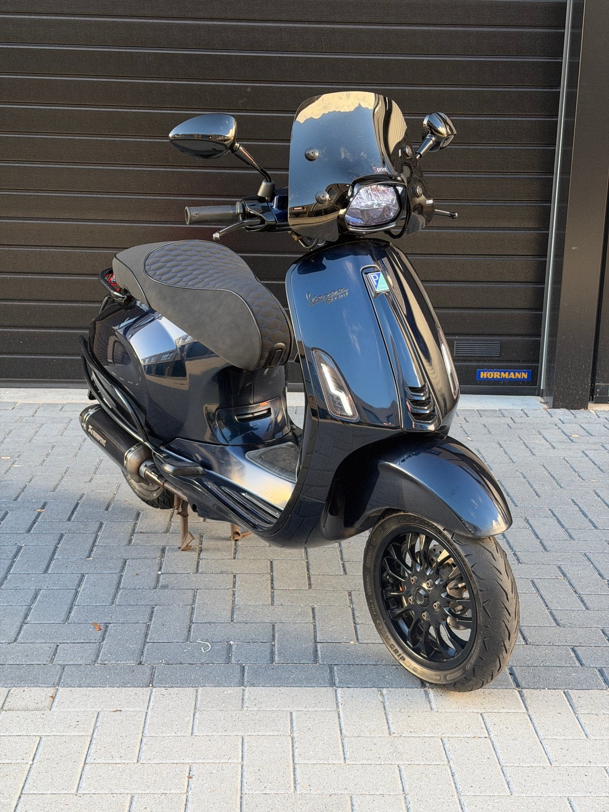 Vespa sprint 2022 e5 Akrapovic Midnight Blue, Vespa, Vespa, Maximaal 45 km/u, Vespa S