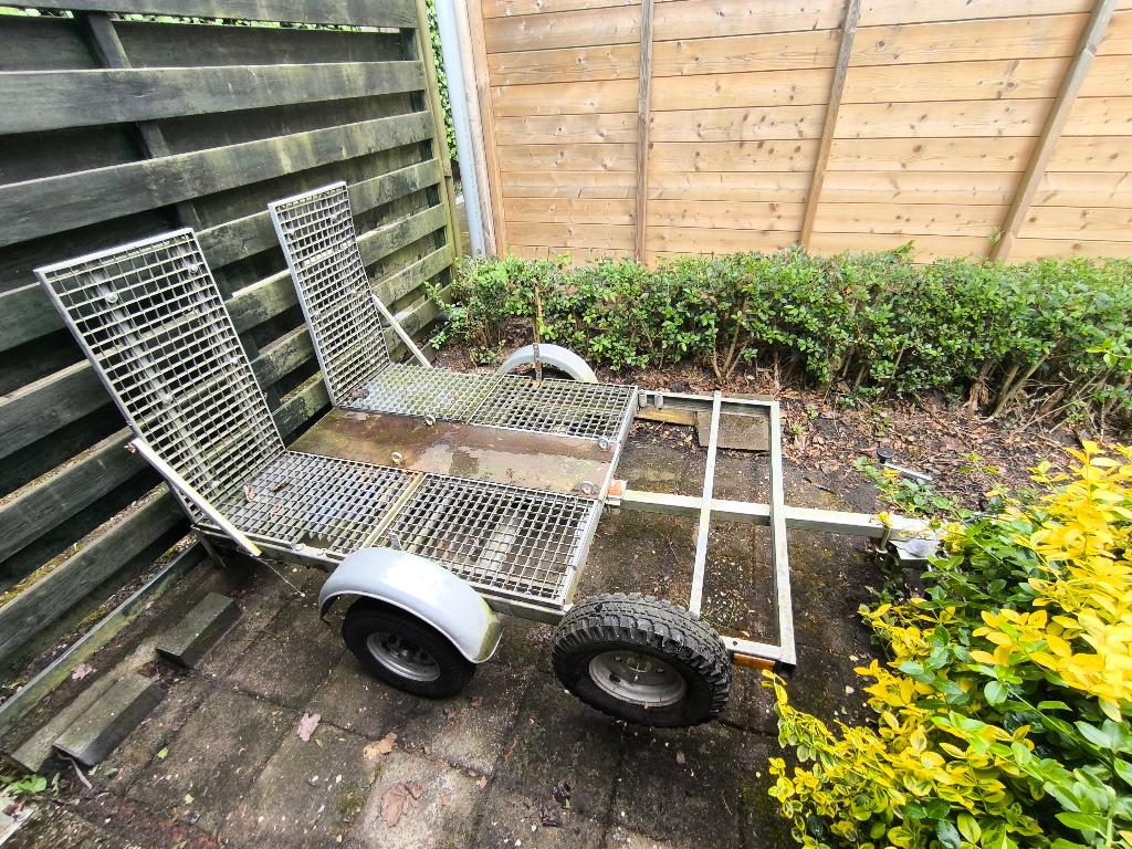 Aanhanger voor Motor / Quad / Scooters / Fietsen e.d., Ophalen, Gebruikt