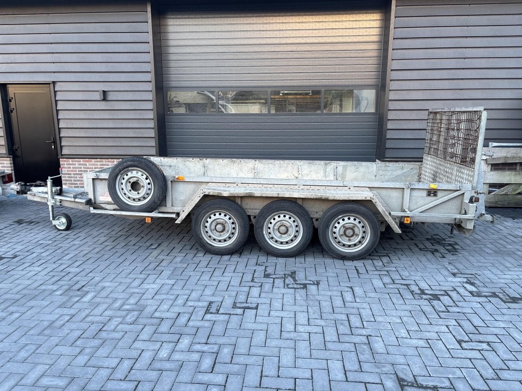 Ifor Williams Machinetransporter oprijwagen aanhanger 3500kg, Gebruikt