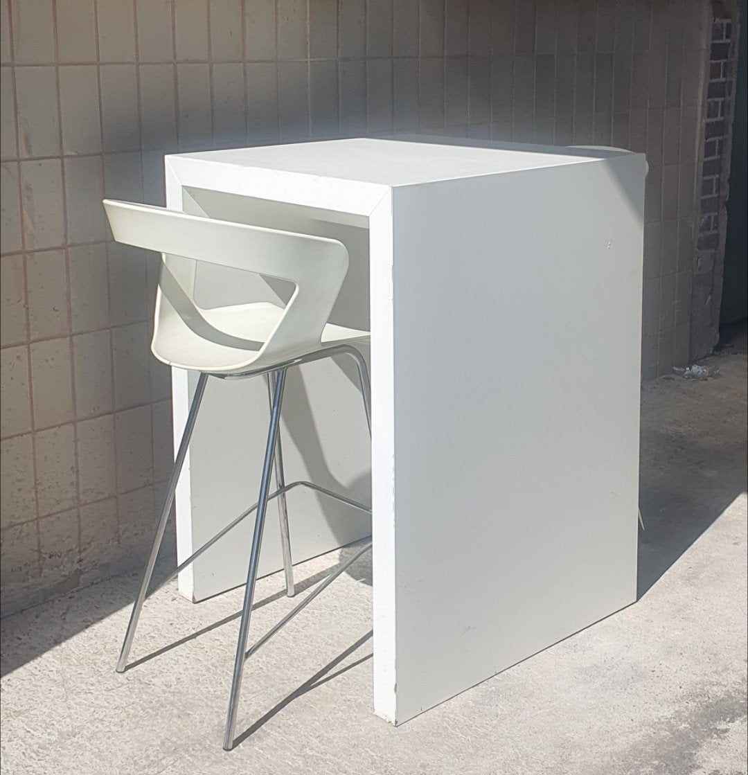 Metalmobil Arredo Ibis 302 barkruk met bartafel, Huis en Inrichting, Barkrukken, Ophalen, Gebruikt, Hout, Met voetsteun