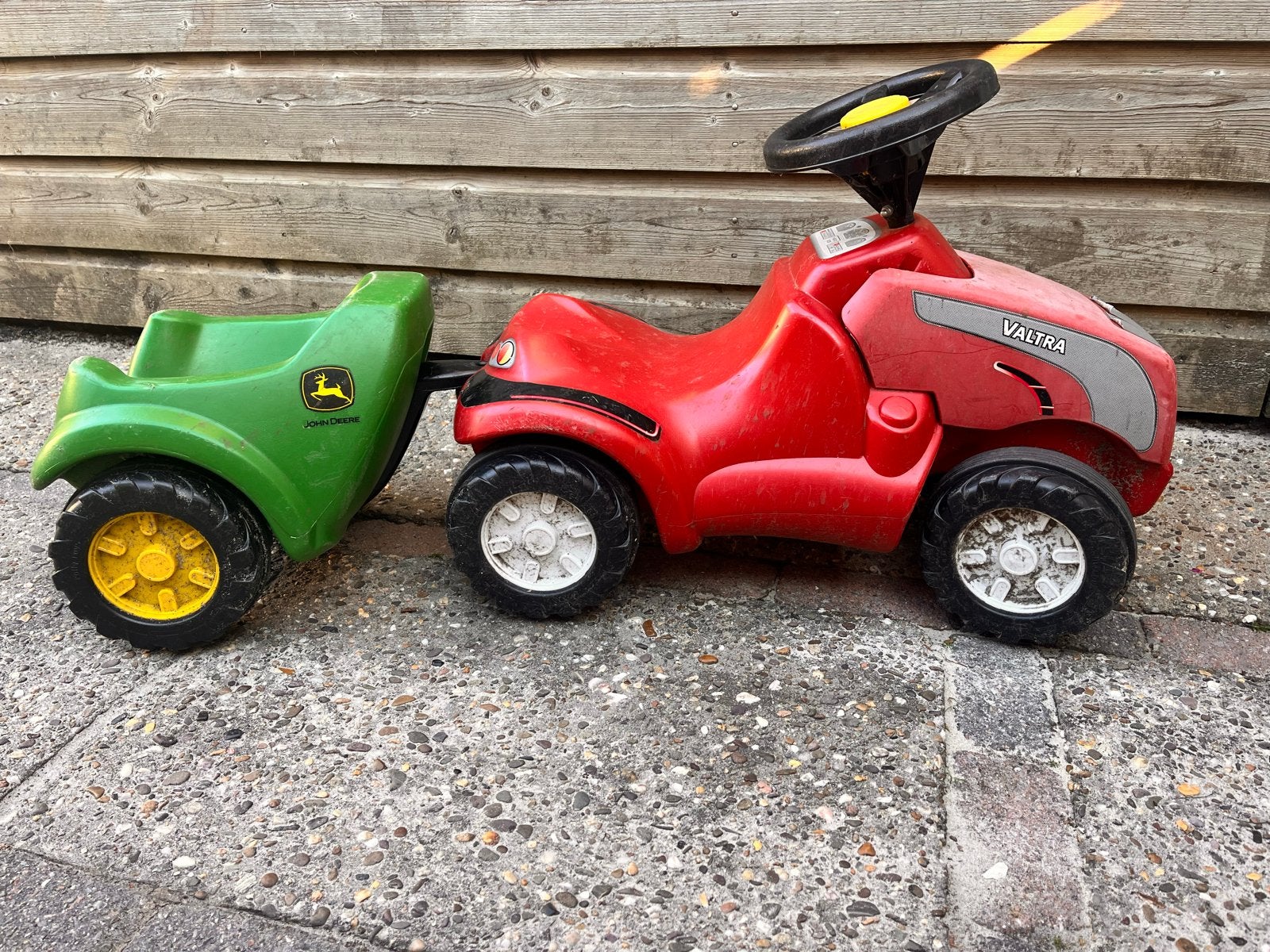 Trekker loopauto met aanhanger, Ophalen, Gebruikt