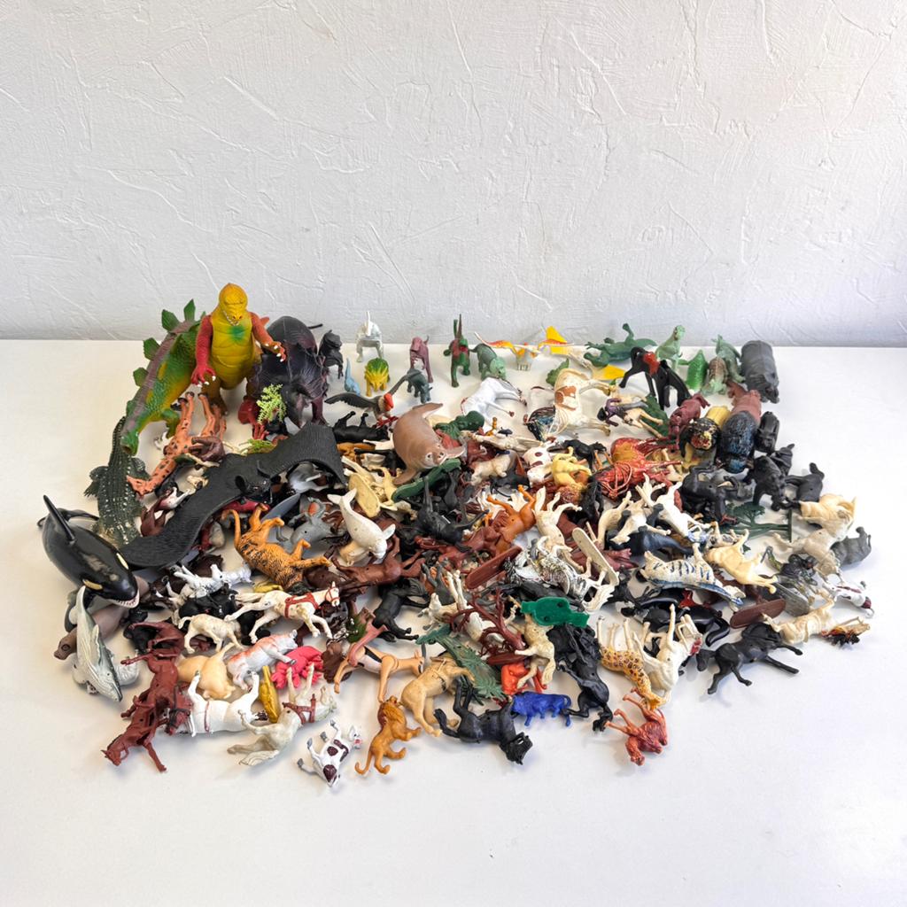 Vintage speelgoed, dinosaurussen etc | Groot uitzoekpakket, Ophalen of Verzenden, Zo goed als nieuw, X, X