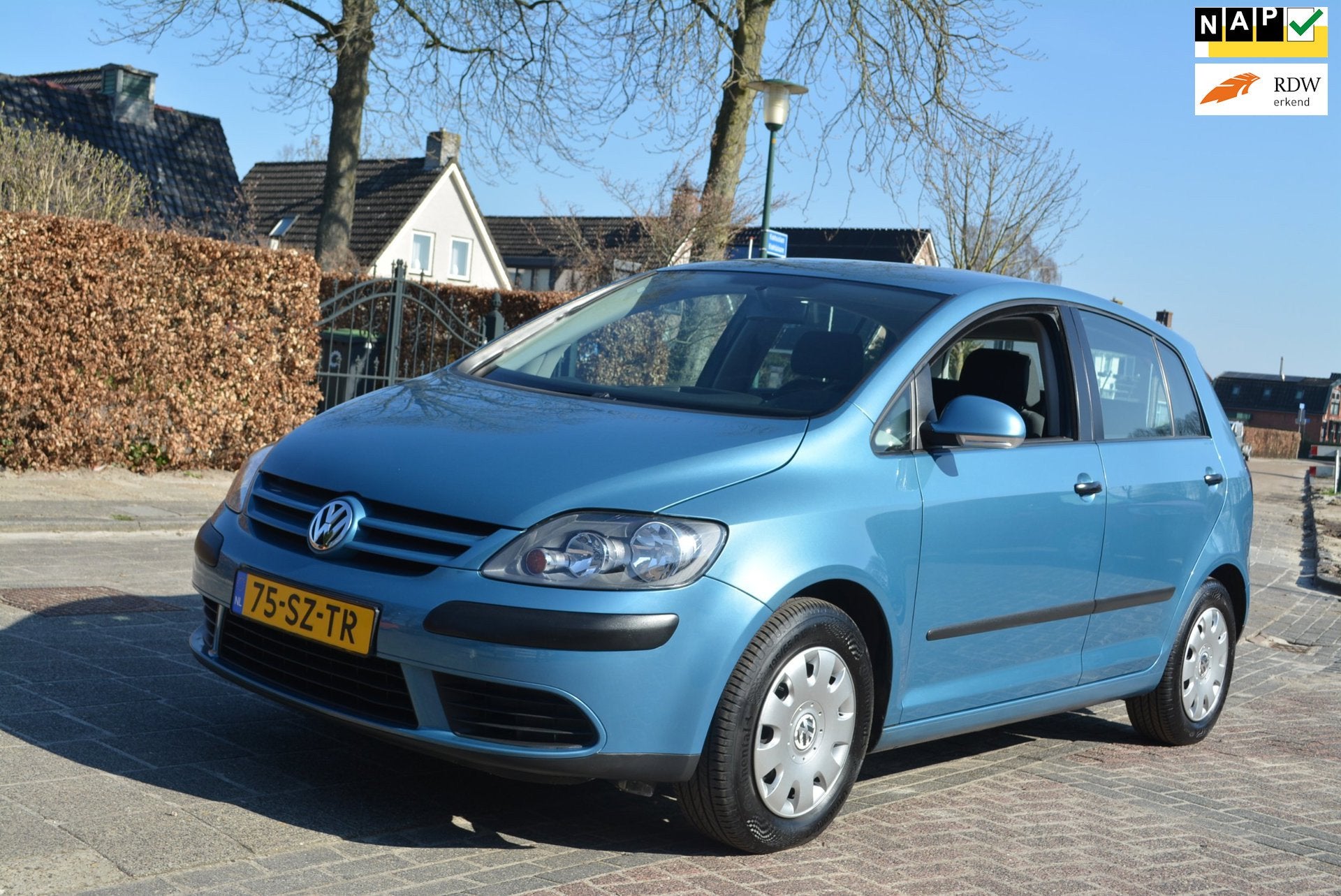 Volkswagen Golf Plus 1.6 FSI Comfortline Business 57.000 km, Auto's, Stof, Gebruikt, 4 cilinders, Blauw