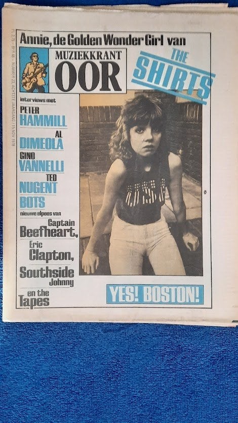 OOR 23-1978 Annie The Shirts Hammill Al Dimeola Gino, Ophalen of Verzenden, Zo goed als nieuw, Muziek, Film of Tv