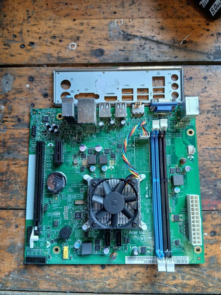 Acer Moederbord met Intel Chipset, Gebruikt, DDR3, Ophalen of Verzenden, Micro-ATX